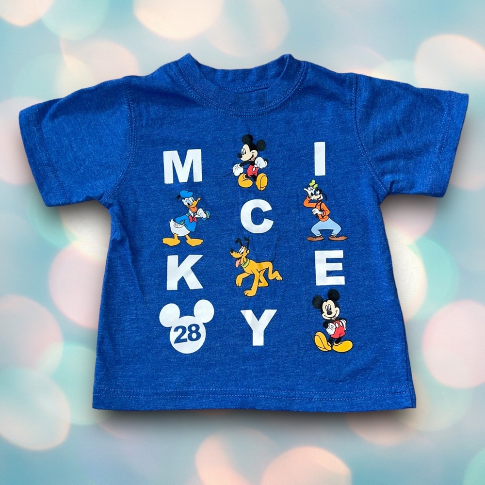 Disney Mickey Mouse Baby Boy’s Tee Shirt Top Size 12 Months